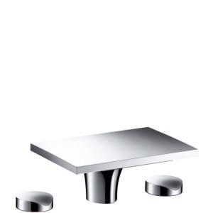 Змішувач для раковини двухвентильний каскадний Hansgrohe колекція Axor Massaud хром 18013000