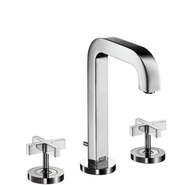 Смеситель для раковины двухвентильный с донным клапаном Hansgrohe Axor Citterio хром 39133000