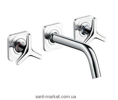 Змішувач для раковини двухвентильний настінний прихований Hansgrohe Axor Citterio M хром 34215000