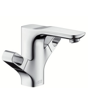 Смеситель для раковины двухвентильный Hansgrohe коллекция Axor Urquiola хром 11027000