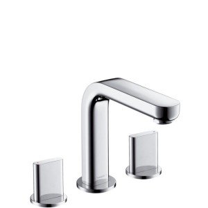 Смеситель для раковины двувентильный скрытый Hansgrohe коллекция Metropol S хром 14063000