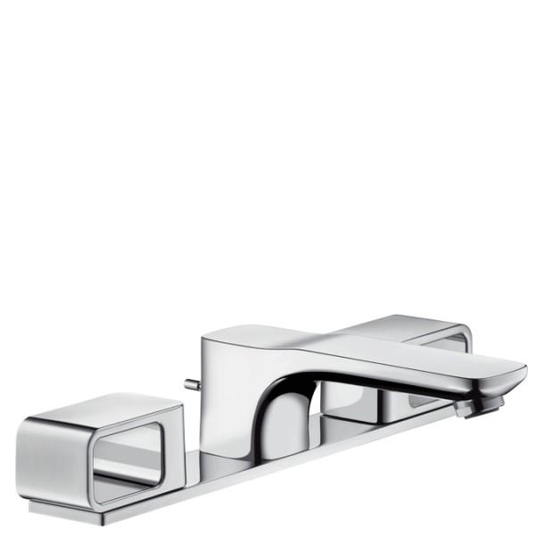 Смеситель для раковины двухрычажный с донным клапаном Hansgrohe Axor Urquiola хром 11040000