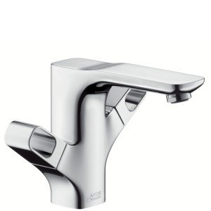Смеситель для раковины двухвентильный Hansgrohe коллекция Axor Urquiola хром 11027000