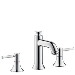 Смеситель для раковины двухрычажный с донным клапаном Hansgrohe Talis Classic хром 14113000