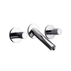 Смеситель для раковины двухвентильный настенный скрытый Hansgrohe Axor Starck хром 10313000