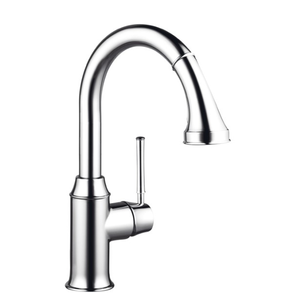 Змішувач для кухні з висувною лійкою Hansgrohe Talis Classic змішувач ретро 14864000