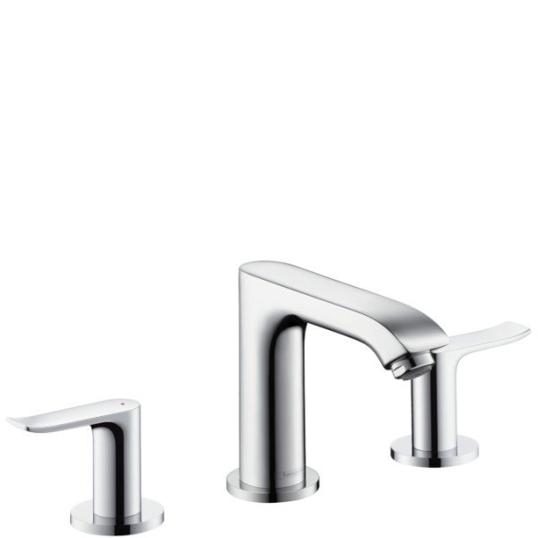 Смеситель для раковины двухрычажный скрытый Hansgrohe коллекция Metris хром 31083000