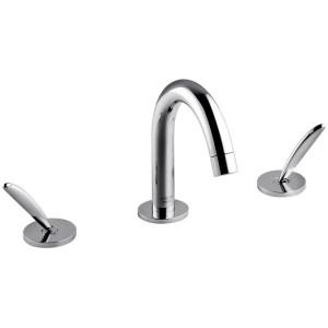 Смеситель для раковины двухрычажный с донным клапаном Hansgrohe Axor Starck хром 10133000