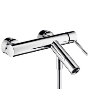 Смеситель однорычажный для ванны с коротким изливом Hansgrohe коллекция Starck хром 10411000