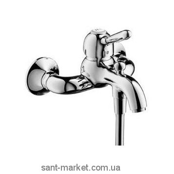 Змішувач одинважільний для ванни з коротким виливом Hansgrohe колекція Carlton хром 17410000