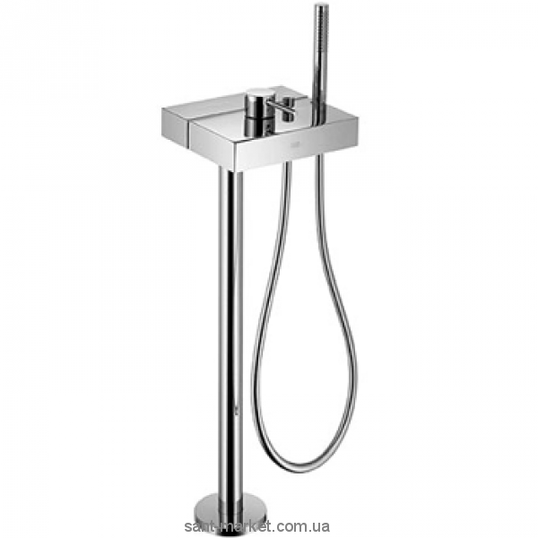 Смеситель однорычажный напольный (отдельностоящий) Hansgrohe коллекция Axor Starck X хром 10406000