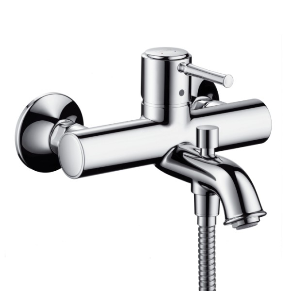 Смеситель однорычажный для ванны с коротким изливом Hansgrohe коллекция Talis Classic хром 14140000