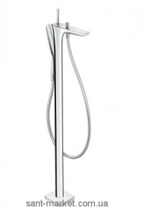 Змішувач з джойстиком на підлогу (окремо) Hansgrohe колекція PuraVida хром 15473000