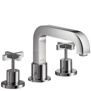 Смеситель двухвентильный на борт ванны Hansgrohe коллекция Axor Citterio хром 39436000