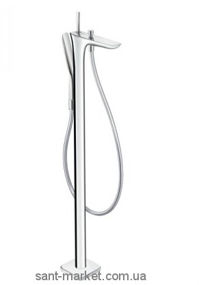 Змішувач з джойстиком на підлогу (окремо) Hansgrohe колекція PuraVida хром 15473000