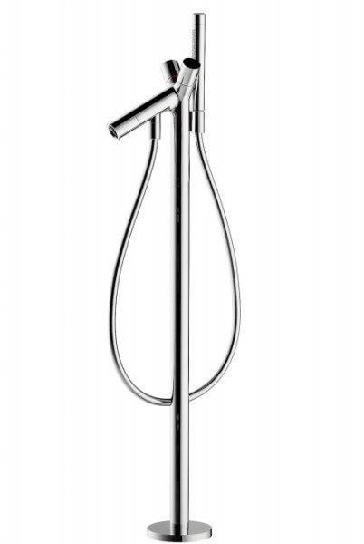 Змішувач двохвентильний на підлогу (окремо) Hansgrohe колекція Axor Starck хром 10458000