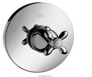 Змішувач для душу (вбудований) з термостатом Hansgrohe колекція Axor Carlton хром 17715000