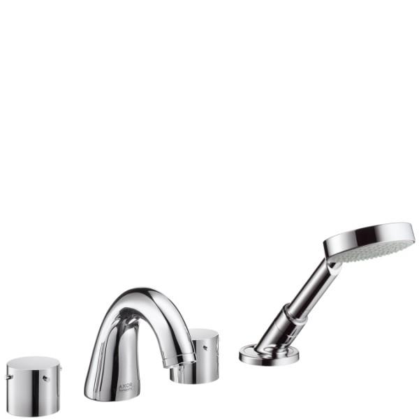 Смеситель с термостатом двухвентильный на борт ванны с душем Hansgrohe Axor Starck хром 10444000