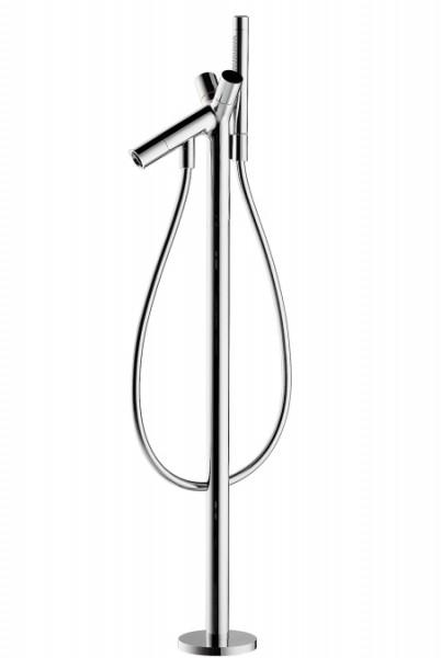 Смеситель двухвентильный напольный (отдельностоящий) Hansgrohe коллекция Axor Starck хром 10458000