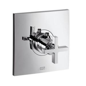 Смеситель для душа встраиваемый с термостатом Hansgrohe коллекция Axor Citterio хром 39716000