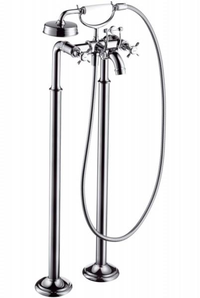 Змішувач на підлогу (окремо) з душем Hansgrohe колекція Axor Montreux хром 16547000