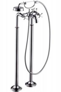 Змішувач на підлогу (окремо) з душем Hansgrohe колекція Axor Montreux хром 16547000