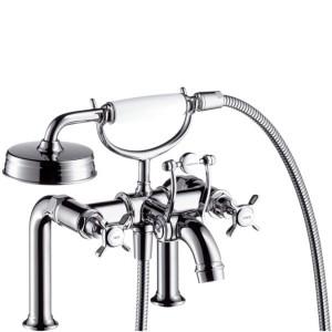 Смеситель двухвентильный на борт ванны с душем Hansgrohe коллекция Axor Montreux хром 16542000