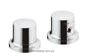 Смеситель с термостатом двухвентильный на борт ванны Hansgrohe коллекция Axor Massaud хром 18480000