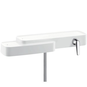 Смеситель для душа настенный однорычажный Hansgrohe коллекция Axor Bouroullec белый/хром 19620400