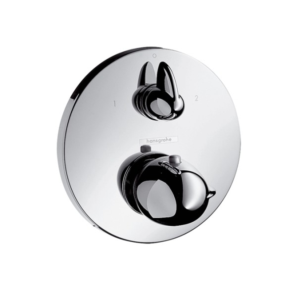 Смеситель с термостатом скрытый (встраиваемый) Hansgrohe коллекция Ecostat E хром 15720000