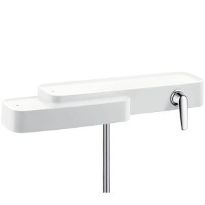 Смеситель для душа настенный однорычажный Hansgrohe коллекция Axor Bouroullec белый/хром 19620400