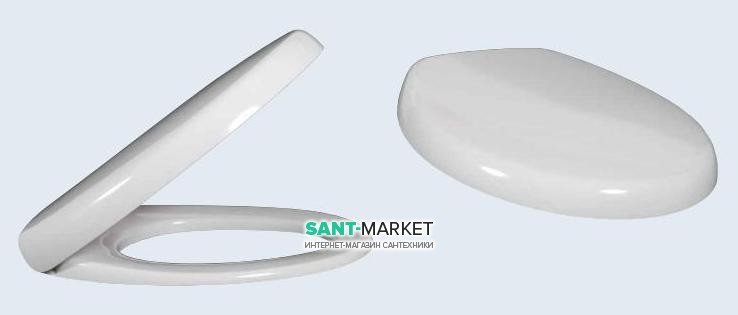 Сиденье с крышкой для унитаза Villeroy&Boch Aveo с микролифтом и быстрым снятием 9957S1R1