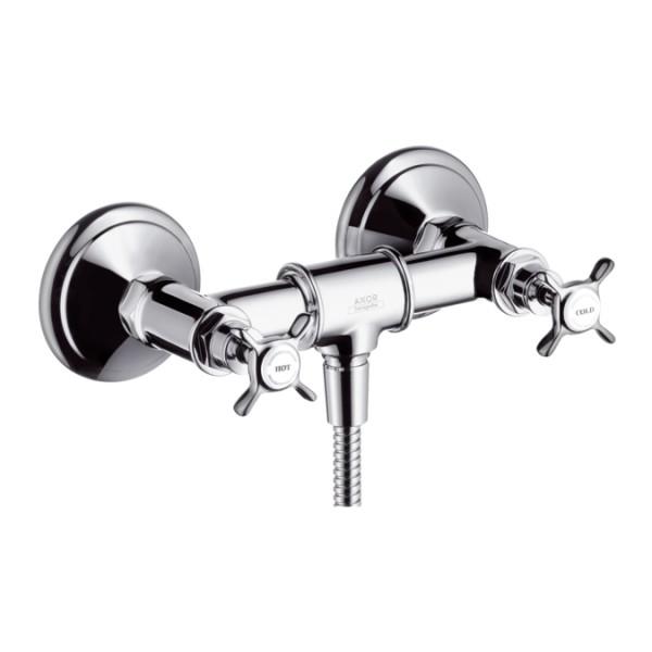 Змішувач для душу настінний двухвентильний Hansgrohe колекція Axor Montreux хром 16560000