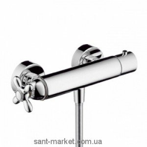 Смеситель для душа настенный двухвентильный с термостатом Hansgrohe Axor Carlton хром 17261000