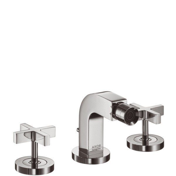 Hansgrohe Axor Citterio Смеситель для биде  на 3 отверстия  с крестовыми рукоятками  ½’ 39233000