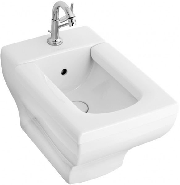 Біде підвісне Villeroy & Boch колекція La Belle 59х38х42 з переливом 542700R1