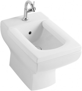 Биде напольное Villeroy&Boch коллекция La Belle 60х39х40 с переливом 544700R1