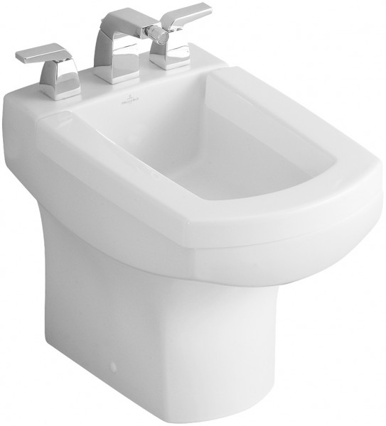 Біде підлогове Villeroy & Boch колекція Bellevue 57х38х41 з переливом 546500R1