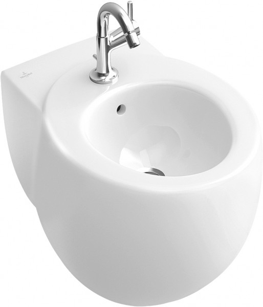Биде подвесное Villeroy&Boch коллекция Aveo 59х40х42 с переливом 741100R1