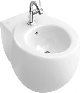 Биде подвесное Villeroy&Boch коллекция Aveo 59х40х42 с переливом 741100R1
