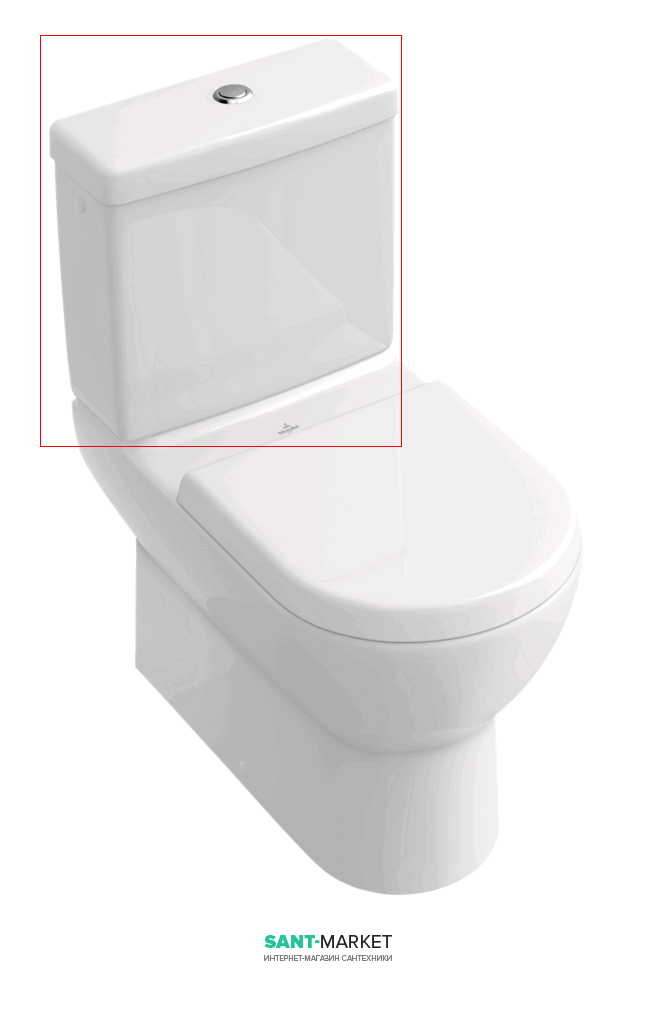 Бачок для унитаза Villeroy&Boch Subway с механизмом смыва 18.5х37х41 77231101