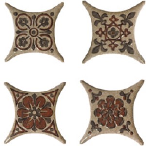 Absolut Плитка ESTRELLA SET 01 CREMA декор4 215170