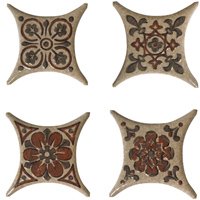 Absolut Плитка ESTRELLA SET 01 CREMA декор4 215170