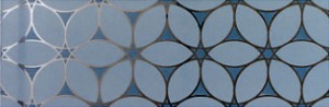 Cerim Плитка 721790 GLOSSY PLAT. CERCHI AZZURRO декор 184431