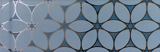 Cerim Плитка 721790 GLOSSY PLAT. CERCHI AZZURRO декор 184431