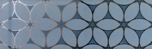 Cerim Плитка 721790 GLOSSY PLAT. CERCHI AZZURRO декор 184431