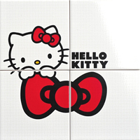 Gamma Due Плитка Hello Kitty HKD020509 CUCU RED COMP декор4 180657