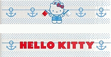 Gamma Due Плитка Hello Kitty HKD060201 NAVY ANCHOR LIST фриз 5 183228