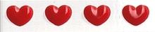 Gamma Due Плитка Hello Kitty HKD020309 HEART RED LIST фриз 180661