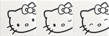 Gamma Due Плитка Hello Kitty HKD020108 EXPRESSION BLACK MIX 3 декор3 180658